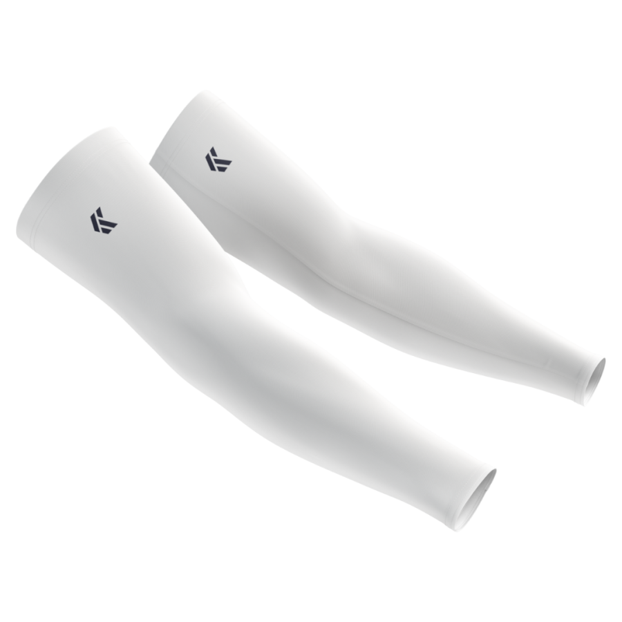 Customisable cycling arm warmers with team branding, designed for comfort, warmth and performance.